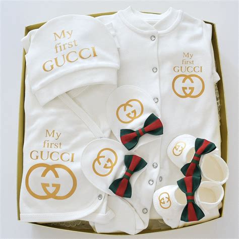 my first gucci baby price|Gucci kids clothes.